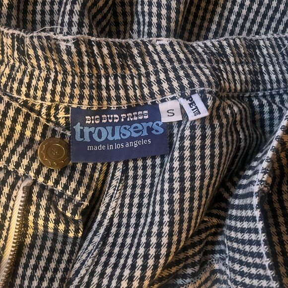 EUC Big Bud Press Petite Checkered Trousers - Picture 3 of 6